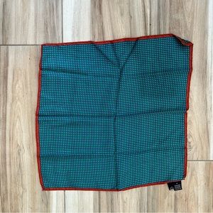 Authentic Dunhill silk pocket square